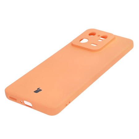 Etui Bizon Case Silicone Sq do Xiaomi 13 Pro, pomarańczowe