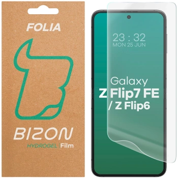 Folia hydrożelowa na tył i przód Bizon Glass Hydrogel Set, Galaxy Z Flip 6