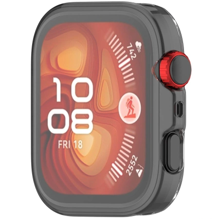 Etui z osłoną ekranu Bizon Case Watch Felipe do Huawei Watch Fit 4, przezroczyste