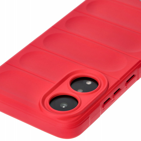 Pancerne etui Bizon Case Tur do Oppo A78 4G, czerwone