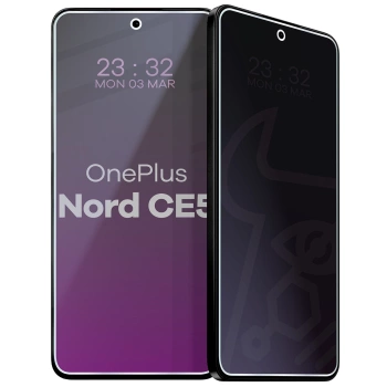 Prywatyzujące szkło hybrydowe Bizon Glass Mule Shadow do OnePlus Nord CE5 5G, matowe