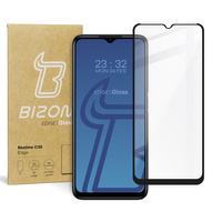 Szkło hartowane Bizon Glass Edge do Realme C35, czarne