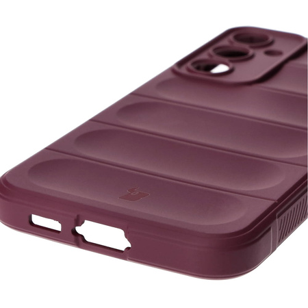 Pancerne etui Bizon Case Tur do Galaxy S23 FE, burgundowe