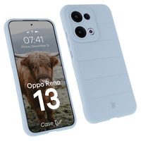 Pancerne etui Bizon Case Tur do Oppo Reno13, jasnoniebieskie