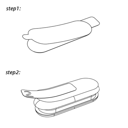 Folia hydrożelowa Bizon Glass Hydrogel, Xiaomi Mi Band 6 / 5, 2 sztuki