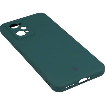 Etui Bizon Case Silicone do Realme GT 2 / GT Neo 2 / GT Neo 3T, ciemnozielone
