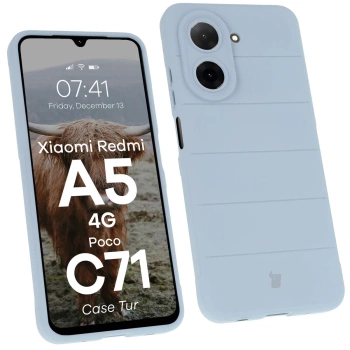 Pancerne etui Bizon Case Tur do Xiaomi Redmi A5 4G / POCO C71 4G, jasnoniebieskie