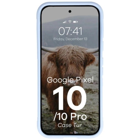 Pancerne etui Bizon Case Tur do Google Pixel 10 / 10 Pro, jasnoniebieskie