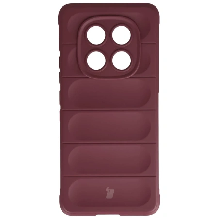 Pancerne etui Bizon Case Tur do Xiaomi Redmi Note 15 4G, burgundowe
