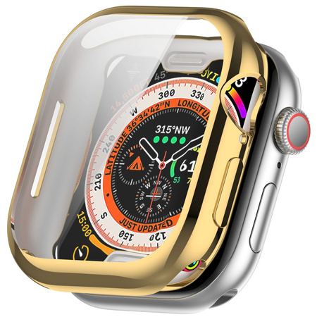 Etui Bizon Case Watch Felipe do Apple Watch 10 (46mm), złote