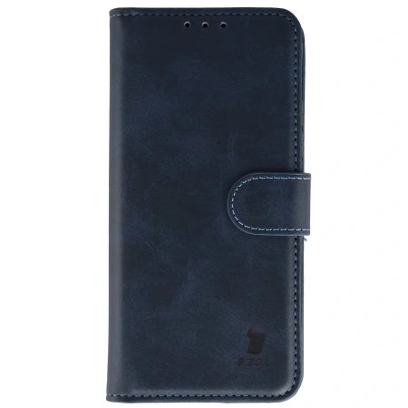 Etui z klapką Bizon Case Pocket do Xiaomi 17, granatowe