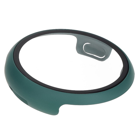 Etui ze szkłem do zegarka Bizon Case Watch Adamo do Google Pixel Watch 3 45mm, zielone