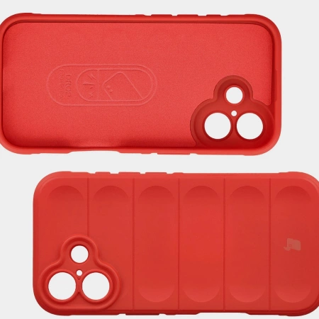 Pancerne etui Bizon Case Tur do iPhone 17, czerwone