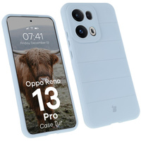 Pancerne etui Bizon Case Tur do Oppo Reno13 Pro, jasnoniebieskie