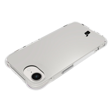 Elastyczne etui Bizon Case Salpa do iPhone 16e, przezroczyste