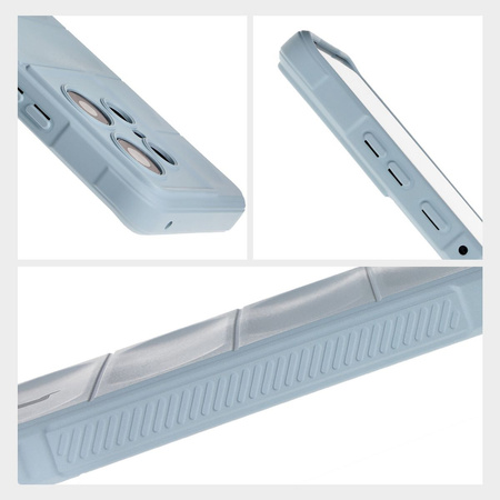 Pancerne etui Bizon Case Tur do Motorola Edge 50 Pro, jasnoniebieskie