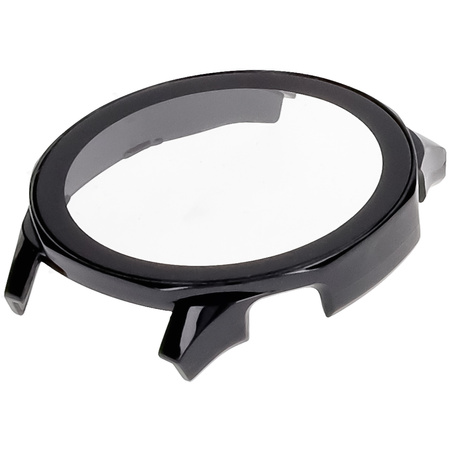 Etui ze szkłem do zegarka Bizon Case Watch Adamo do Huawei Watch GT 5 46 mm, czarne