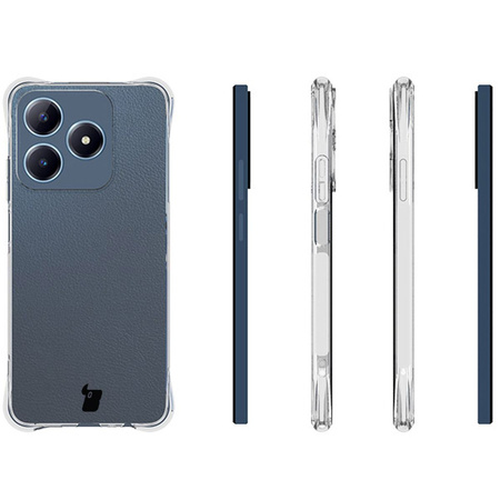Elastyczne etui Bizon Case Salpa do Realme C63 4G, przezroczyste