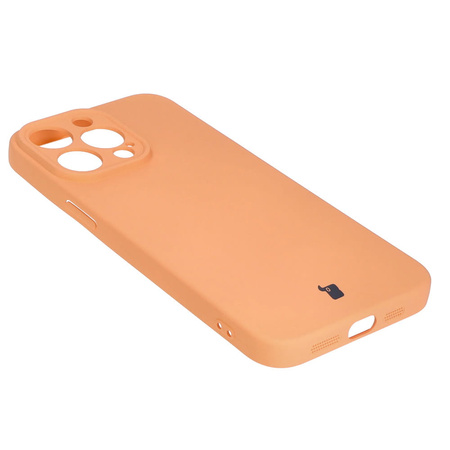 Etui Bizon Case Silicone do iPhone 15 Pro Max, pomarańczowe