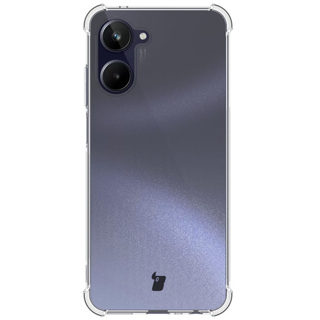 Etui + 2x szkło Bizon Case Clear Pack do Realme 10 4G, przezroczyste