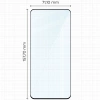 Szkło hartowane Bizon Glass Edge Duo do Xiaomi Redmi Note 14 4G / 5G / POCO M7 Pro 5G, czarna ramka, 2 sztuki
