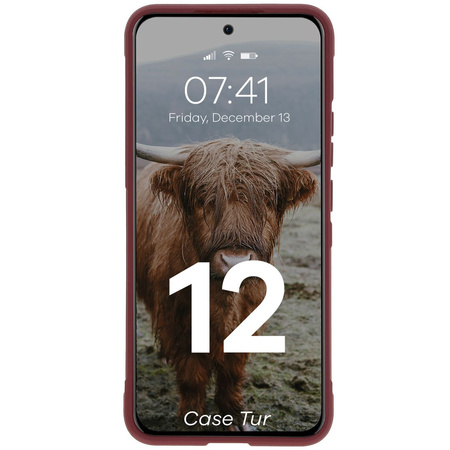 Pancerne etui Bizon Case Tur do Oppo Reno 12, ciemnofioletowe