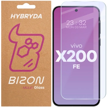Elastyczne szkło hybrydowe Bizon Glass Mule do Vivo X200 FE