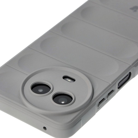 Pancerne etui Bizon Case Tur do Realme 11 5G, jasnoszare