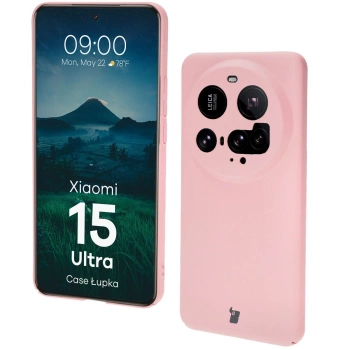 Etui Bizon Case Łupka do Xiaomi 15 Ultra, różowe