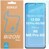 Szkło hartowane Bizon Glass Clear Duo do Xiaomi POCO X6 / M6 Pro 4G / Redmi Note 13 5G / 13 Pro 4G/5G, 2 sztuki