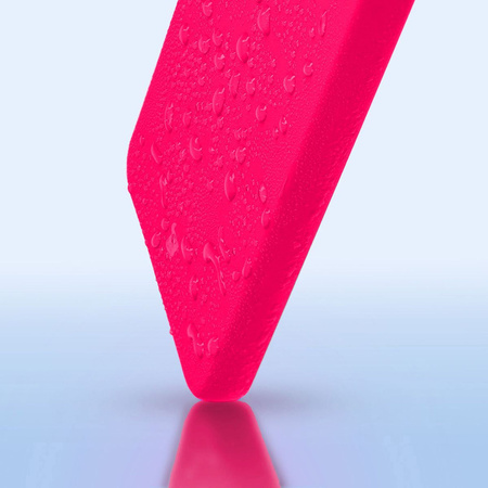 Silikonowe etui Bizon Soft Case do Motorola Moto G24 / G24 Power, neonowo-różowe