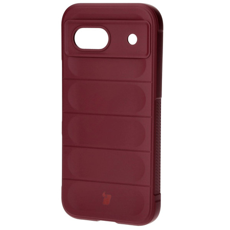 Pancerne etui Bizon Case Tur do Google Pixel 8a, burgundowe