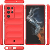 Pancerne etui Bizon Case Tur do Galaxy S22 Ultra, czerwone