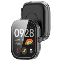 Etui ze szkłem do zegarka Bizon Case Watch Adamo do Xiaomi Redmi Watch 5, przezroczyste