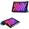 Etui Bizon Case Tab Lizard do Apple iPad Mini (A17 Pro) 2024 / iPad Mini 6 2021, błękitne