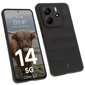 Pancerne etui Bizon Case Tur do Xiaomi Redmi Note 14 5G, czarne