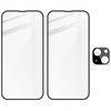 2x Szkło + szybka na aparat Bizon Edge 2 Pack do iPhone 14 Plus