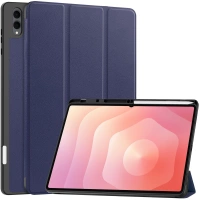 Etui z klapką Bizon Case Tab Lizard do Galaxy Tab S11 Ultra, granatowe