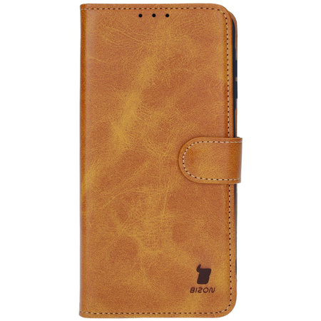 Etui z klapką Bizon Case Pocket do Galaxy A16 4G/5G, brązowe