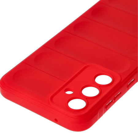 Pancerne etui Bizon Case Tur do Galaxy A55 5G, czerwone