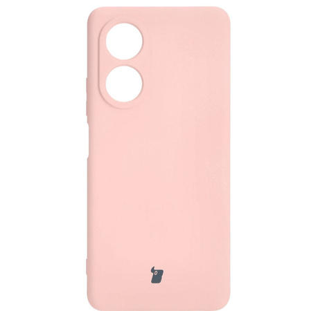 Etui Bizon Case Silicone do Oppo A58 4G, jasnoróżowe