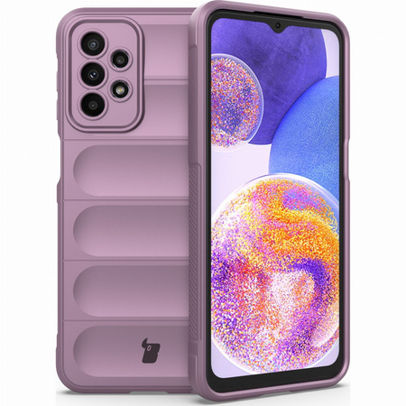 Pancerne etui Bizon Case Tur do Galaxy A23 4G / 5G, jasnofioletowe