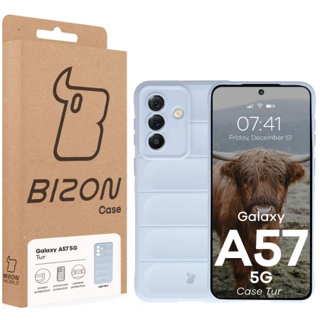 Pancerne etui Bizon Case Tur do Galaxy A57 5G, jasnoniebieskie