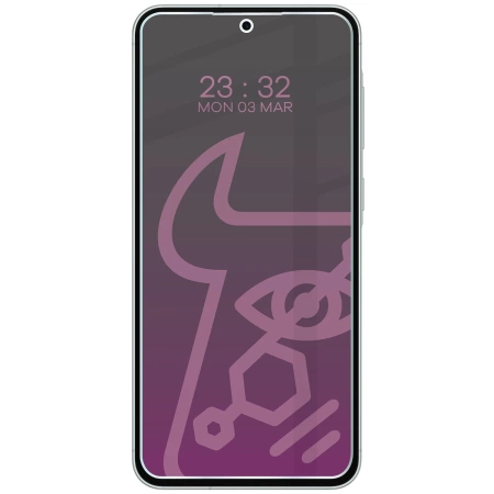 Prywatyzujące szkło hybrydowe Bizon Glass Mule Shadow do Galaxy A56 5G, matowe