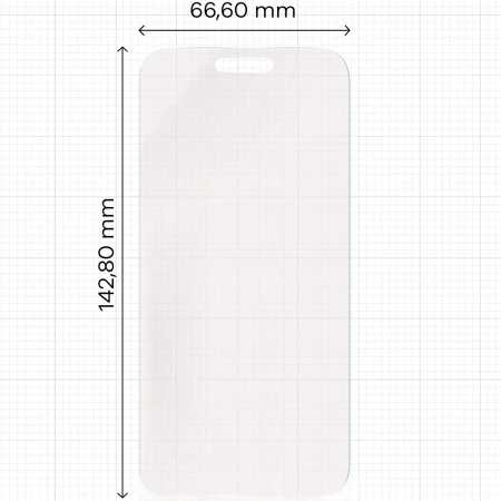 Folia matowa Bizon Glass Film Sun do iPhone 15 Pro, 1 sztuka