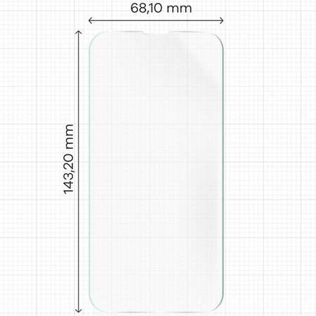 Folia hydrożelowa na ekran Bizon Glass Hydrogel Front Duo do iPhone 16e / 14 / 13 / 13 Pro, 2 sztuki