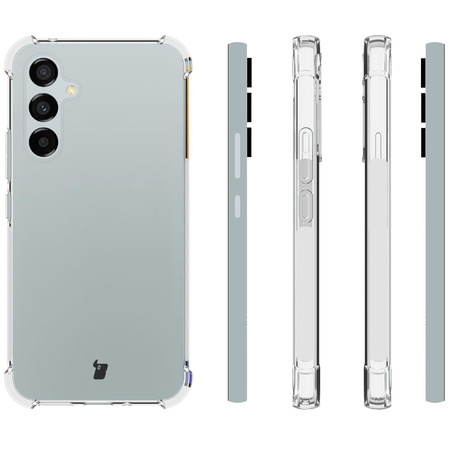 Etui + 2x szkło + obiektyw Bizon Case Clear Pack do Samsung Galaxy A54 5G, przezroczyste