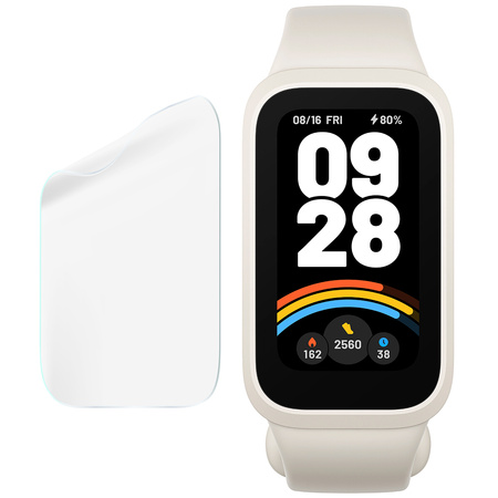 Folia hydrożelowa na ekran Bizon Glass Watch Hydrogel Duo do Xiaomi Smart Band 9 Active / Redmi Band 3, 2 sztuki