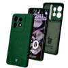 Silikonowe etui Bizon Soft Case do Motorola Edge 50 Pro, ciemnozielone