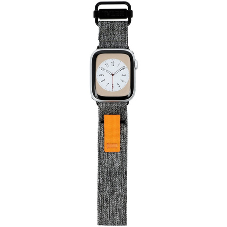 Pasek Bizon Strap Watch Urban do Apple Watch 38/40/41/42 mm, szary melanż
